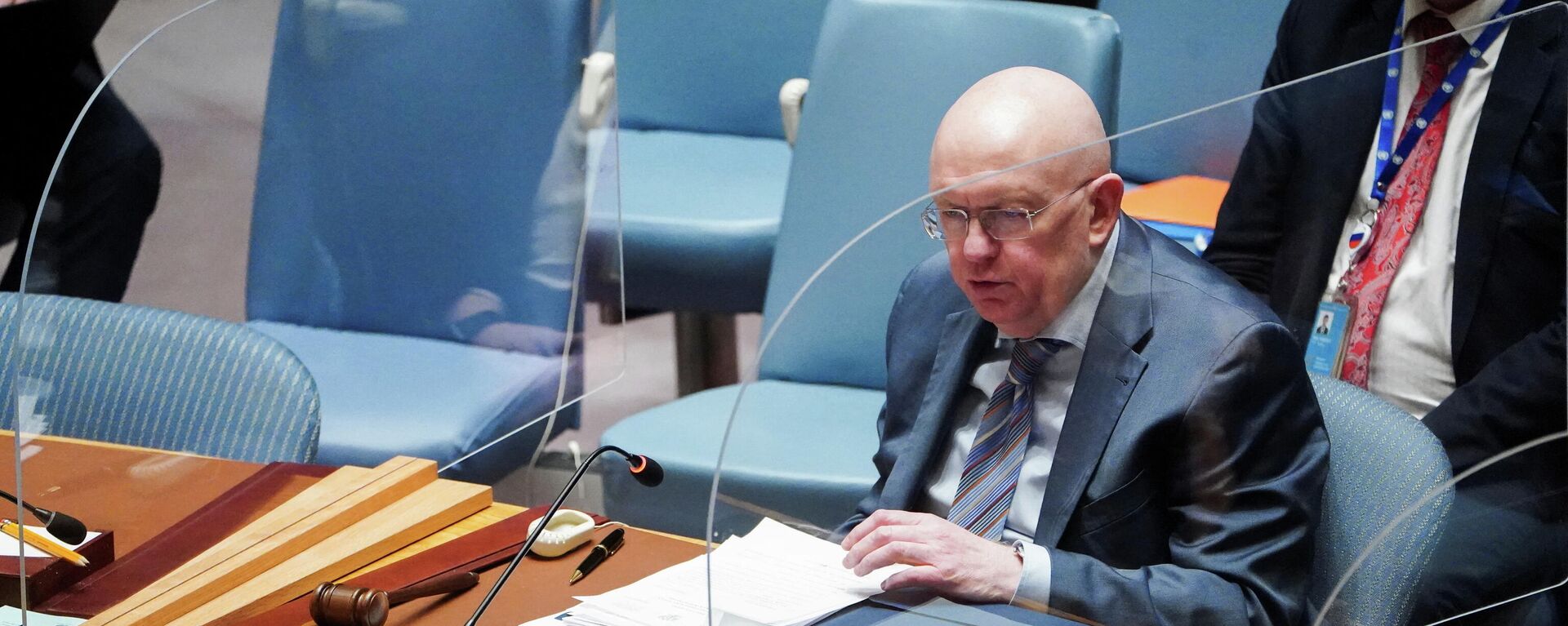 Vasili Nebenzia, representante permanente de Rusia ante la ONU - Sputnik Mundo, 1920, 03.10.2022