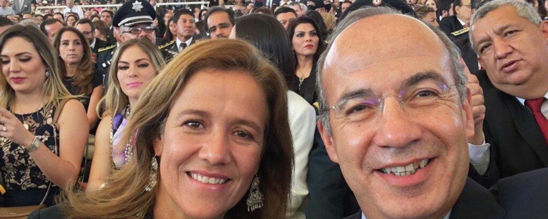 Margarita Zavala y su esposo Felipe Calderón, expresidente de México - Sputnik Mundo, 1920, 23.02.2022