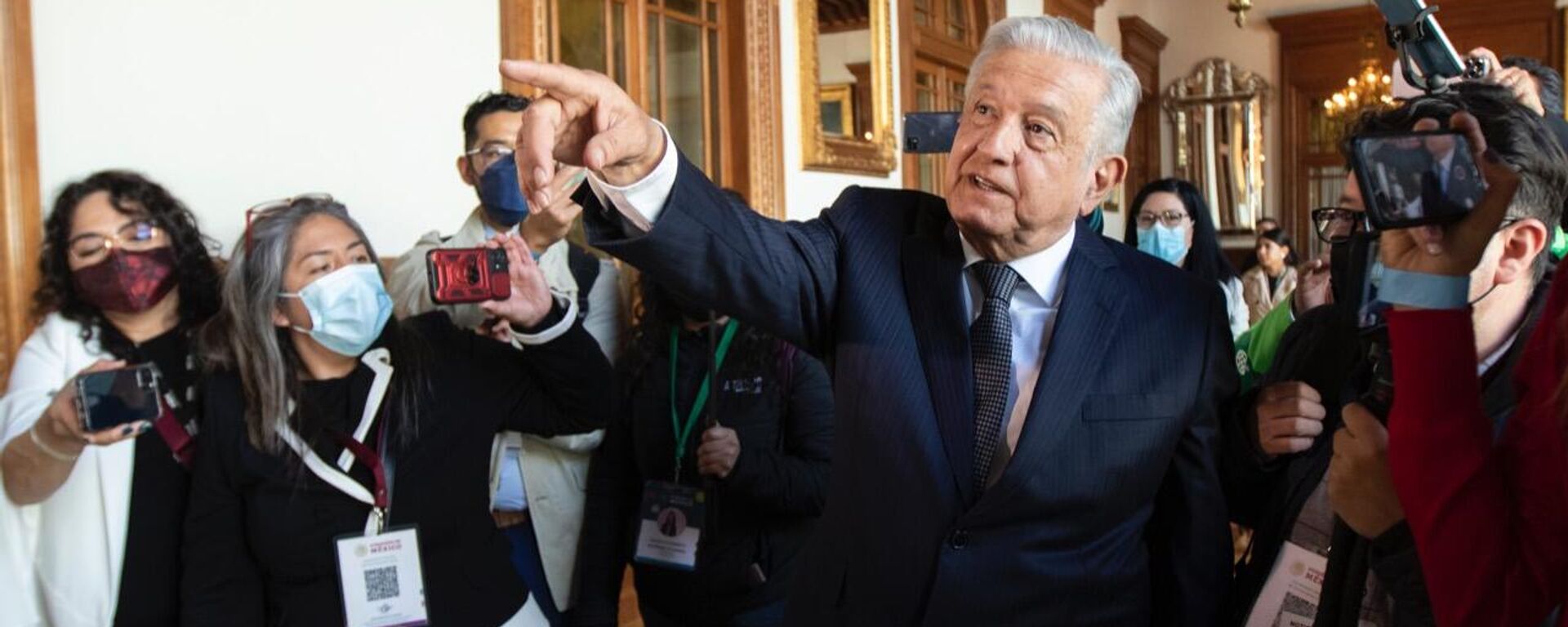 Andrés Manuel López Obrador, presidente de México Andrés Manuel López Obrador, presidente de México - Sputnik Mundo, 1920, 23.02.2022