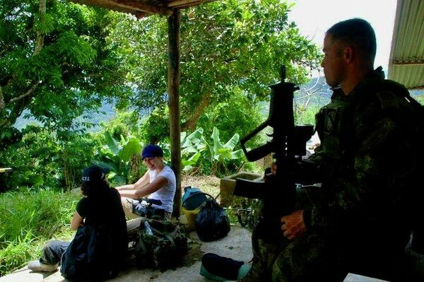 La periodista Patricia Simón en Colombia - Sputnik Mundo