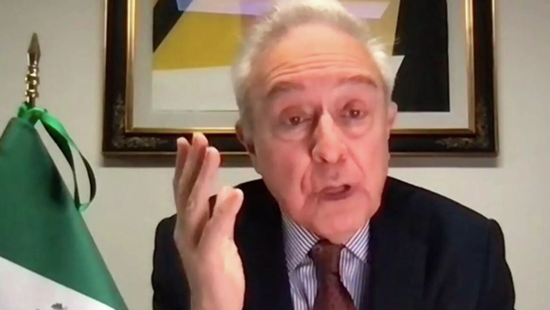 El senador Héctor Vasconcelos y Cruz, presidente de la Comisión de Relaciones Exteriores de la Cámara Alta de México