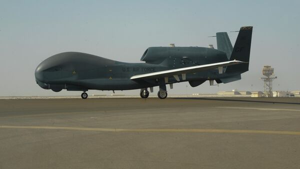 Un dron RQ-4 Global Hawk, foto de archivo - Sputnik Mundo