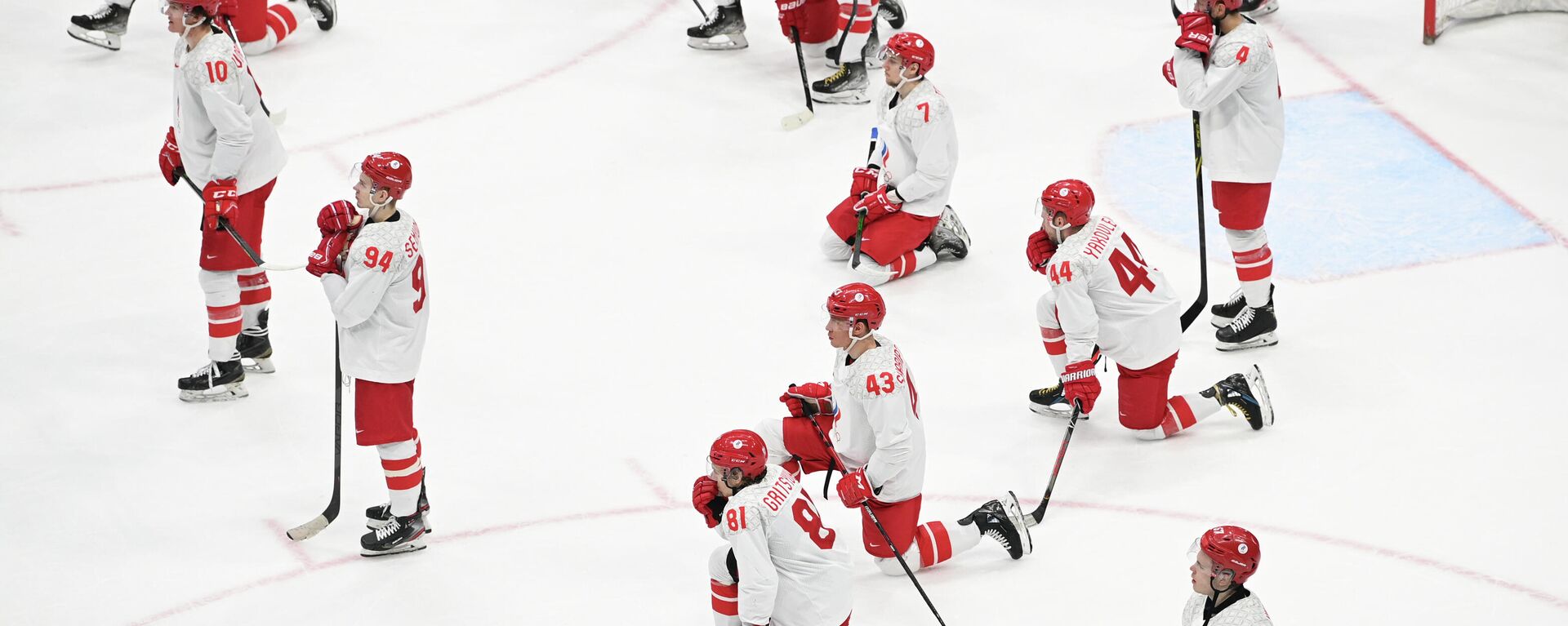 Jugadores rusos de hockey sobre hielo  - Sputnik Mundo, 1920, 28.02.2022