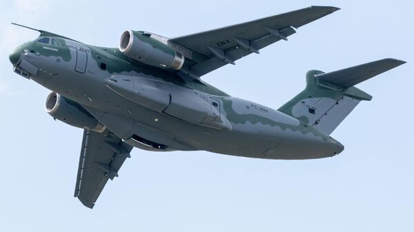Avión KC-390 Millennium de la Fuerza Aérea Brasileña - Sputnik Mundo