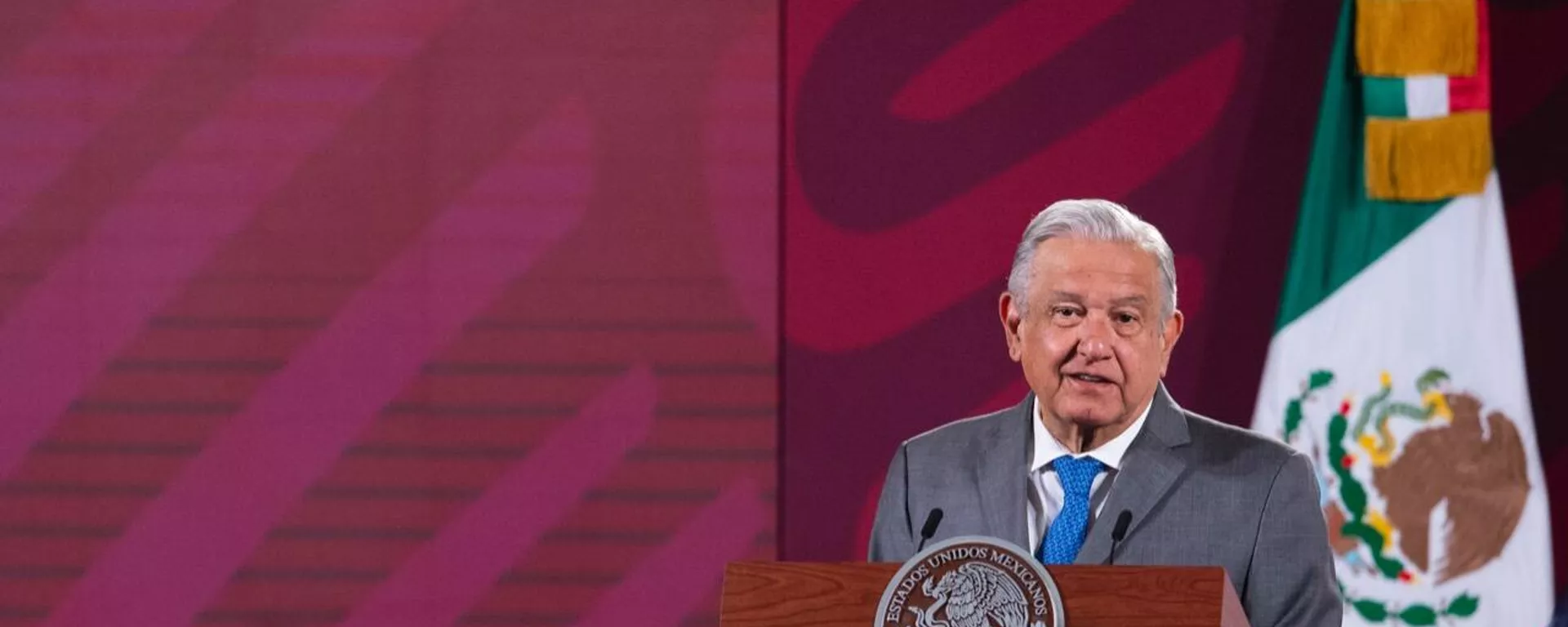 El presidente de México, Andrés Manuel López Obrador. El presidente de México, Andrés Manuel López Obrador. - Sputnik Mundo, 1920, 07.03.2022