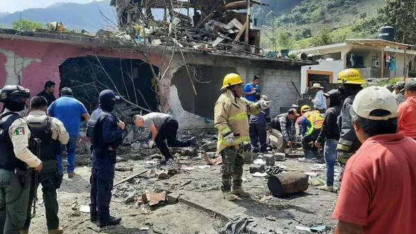 Explosión de una vivienda ocurrida en Veracruz - Sputnik Mundo