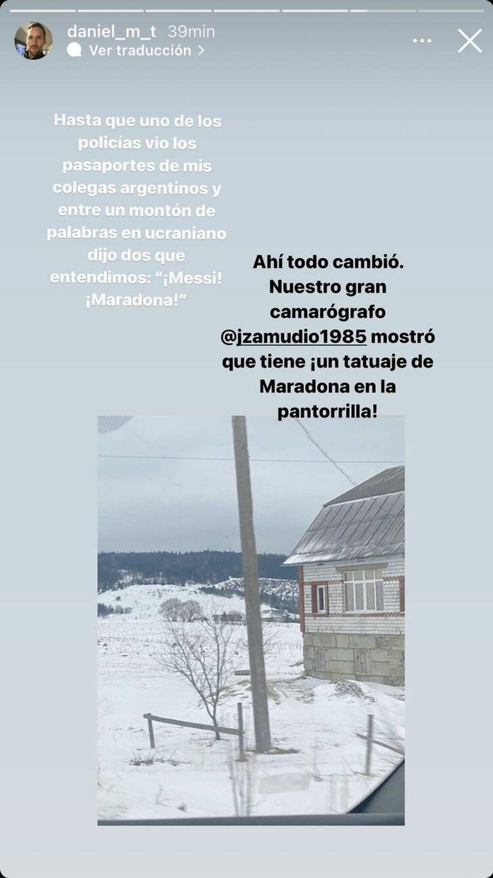 Historia de Instagram de Daniel Matamala / 1 - Sputnik Mundo, 1920, 07.03.2022