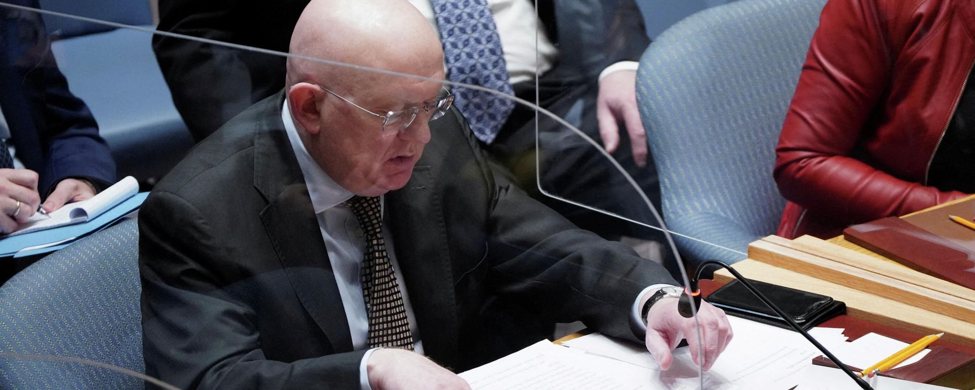 Vasili Nebenzia, representante permanente de Rusia ante la ONU - Sputnik Mundo, 1920, 24.03.2022