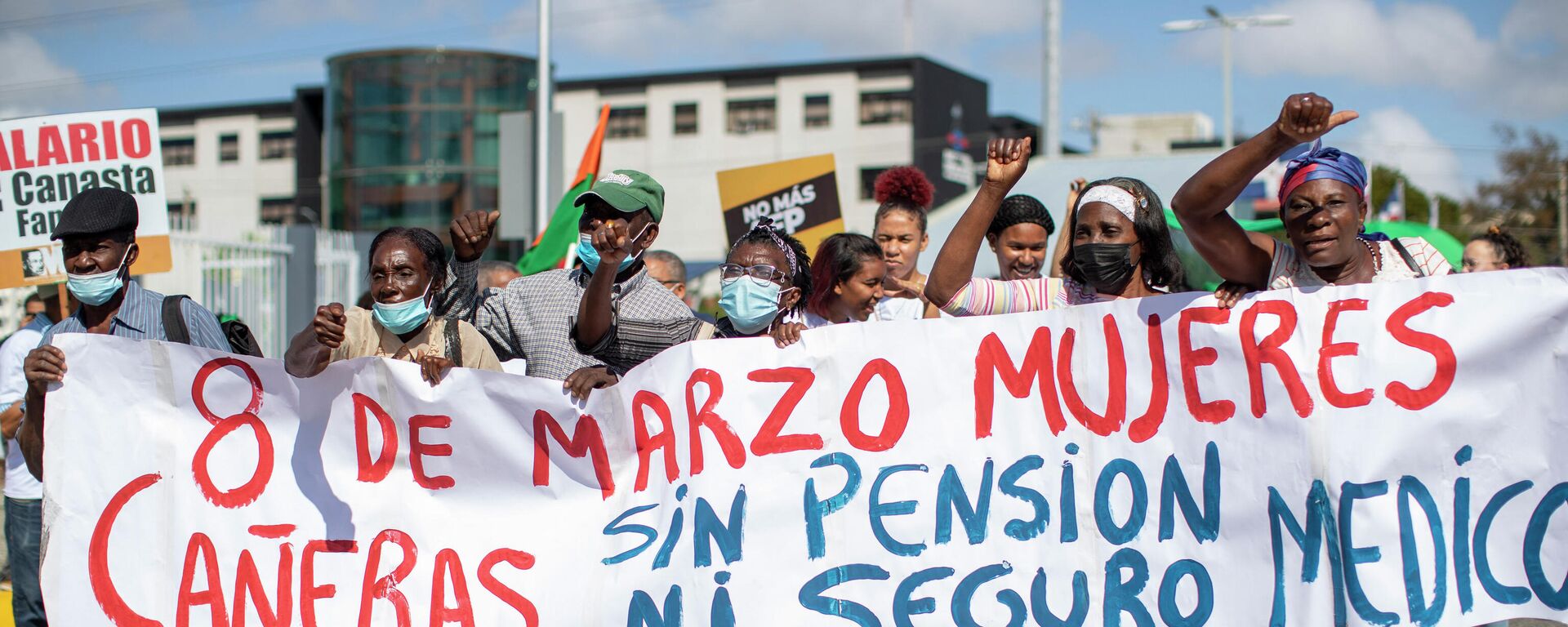 Manifestaciones del 8 de marzo en República Dominicana - Sputnik Mundo, 1920, 08.03.2022