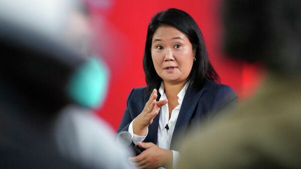 Keiko Fujimori, la líder del partido peruano Renovación Popular (derecha) - Sputnik Mundo