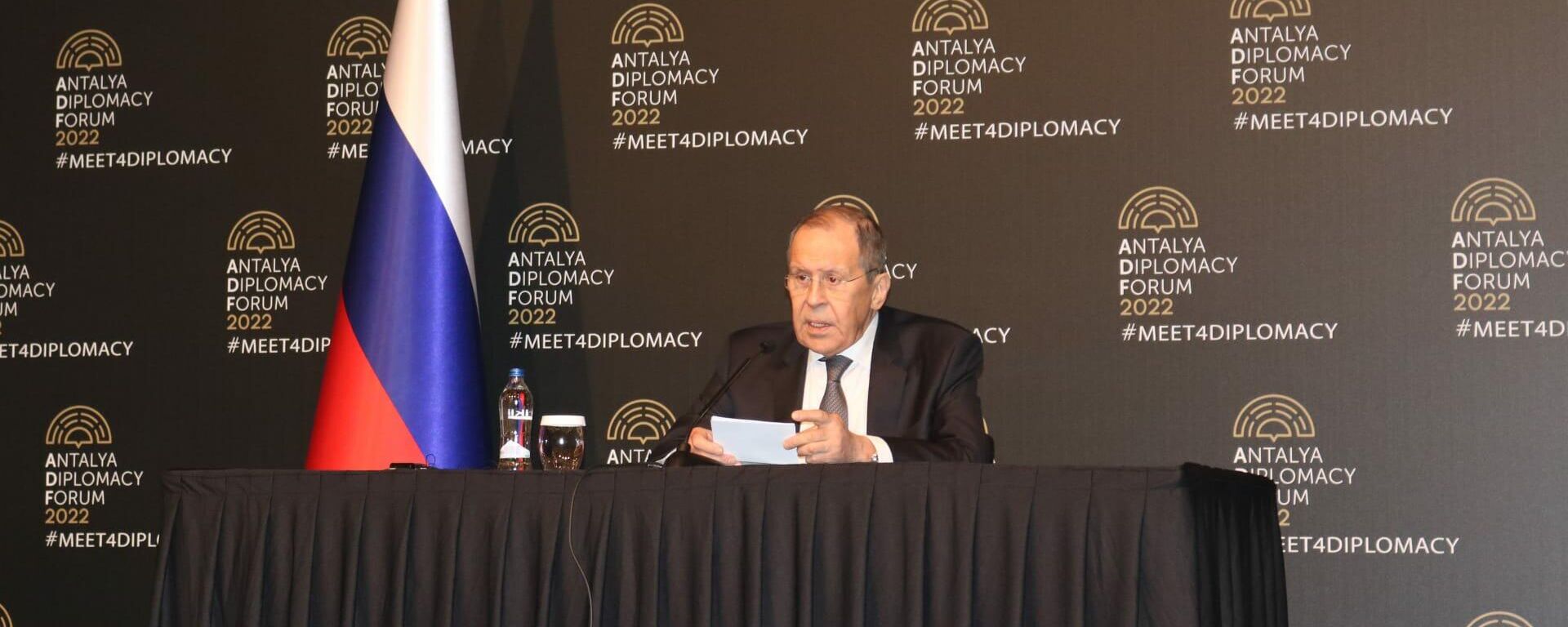 Serguéi Lavrov, ministro de Exteriores de Rusia - Sputnik Mundo, 1920, 10.03.2022