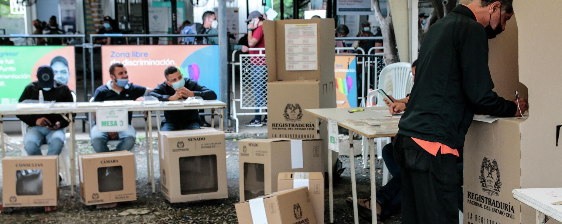 Mesa electoral en Cucuta, Colombia - Sputnik Mundo, 1920, 11.03.2022