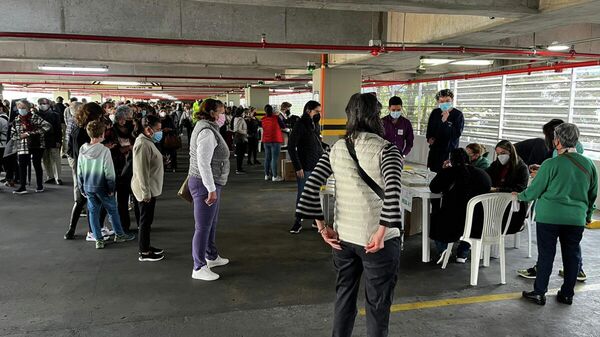 Unicentro, en el norte de la ciudad, es uno de los puntos de votación más tradicionales de Bogotá. - Sputnik Mundo