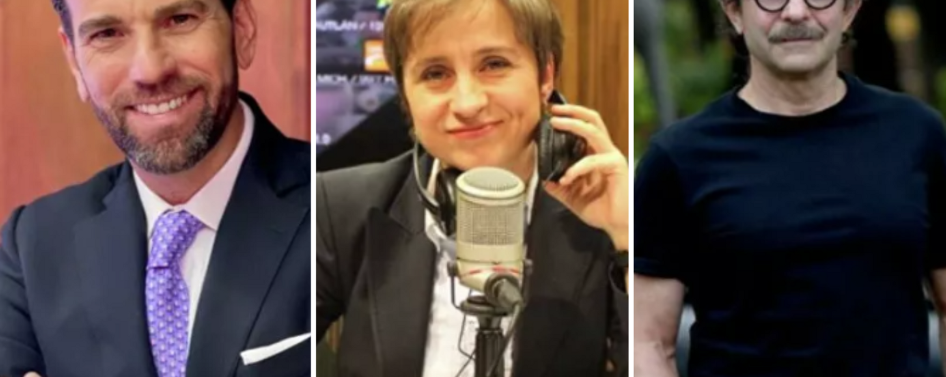 El periodista Carlos Loret de Mola, la comunicadora Carmen Aristegui y el diputado Gabriel Quadri - Sputnik Mundo, 1920, 14.03.2022