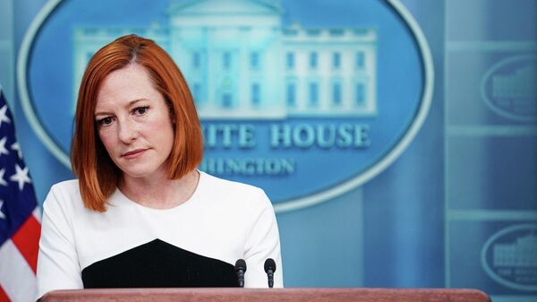 La portavoz de la Casa Blanca Jen Psaki - Sputnik Mundo