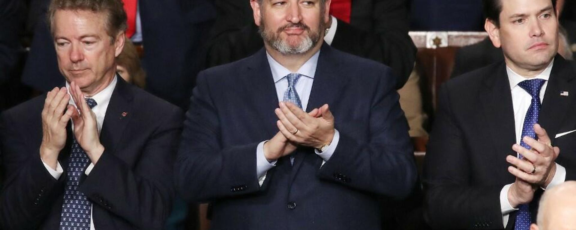 Los senadores republicanos Rand Paul, Ted Cruz y Marco Rubio, de izquierda a derecha. Los senadores republicanos Rand Paul, Ted Cruz y Marco Rubio, de izquierda a derecha. - Sputnik Mundo, 1920, 16.03.2022