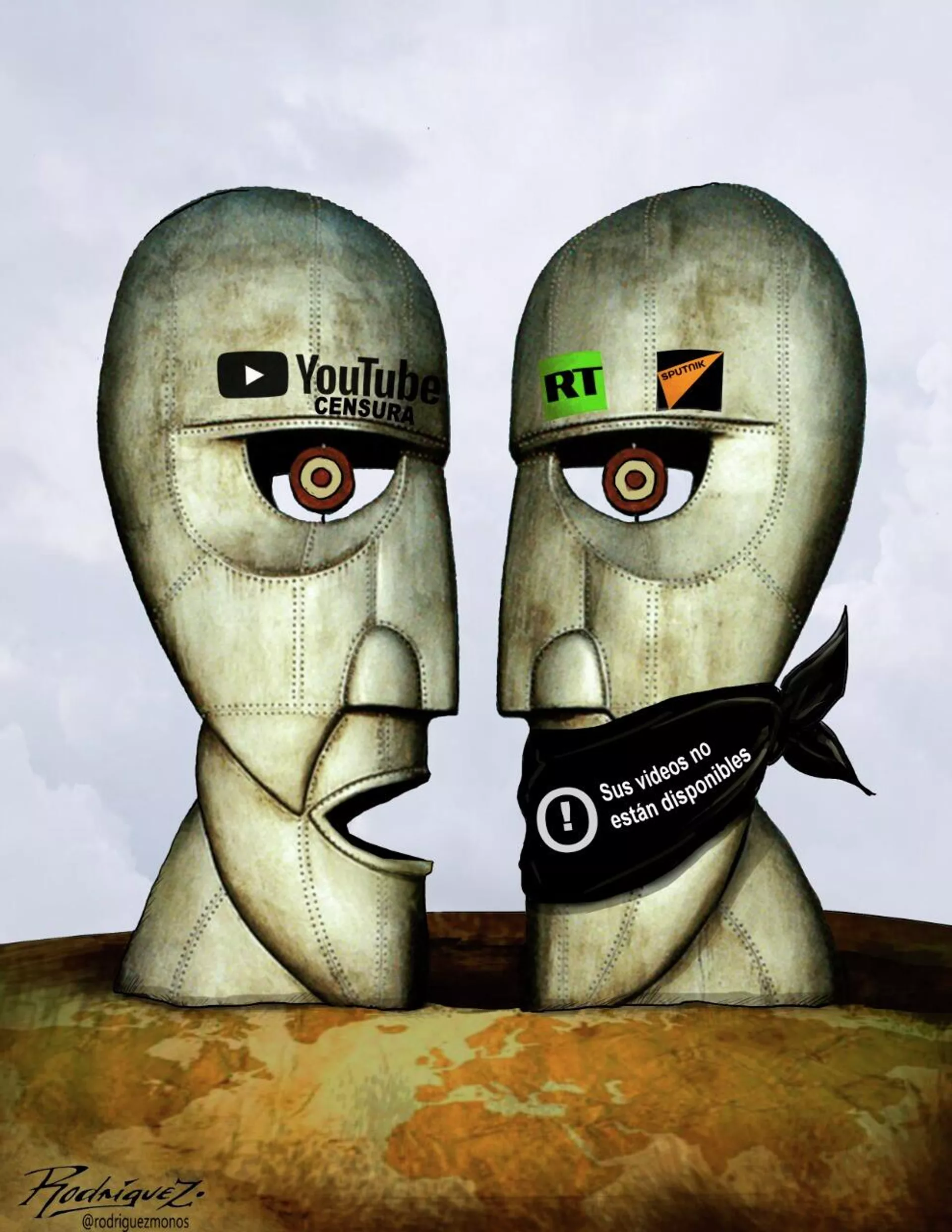 Wish you weren't here, referencia a Pink Floyd para criticar el doble rasero en la moderación de medios periodísticos. Wish you weren't here, referencia a Pink Floyd para criticar el doble rasero en la moderación de medios periodísticos. - Sputnik Mundo, 1920, 16.03.2022