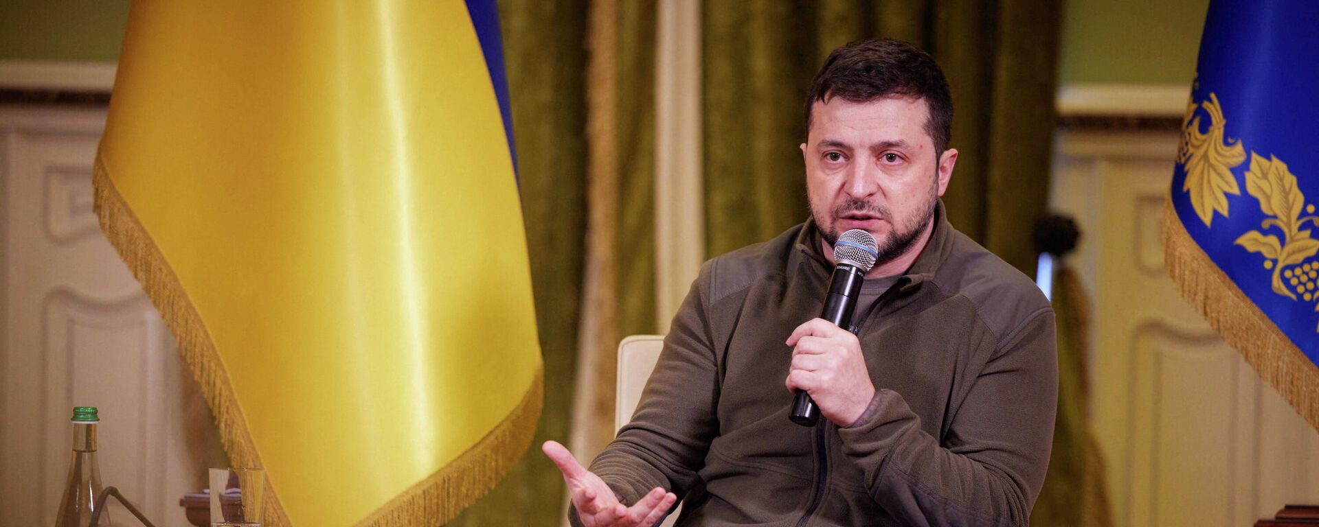 El presidente de Ucrania, Volodímir Zelenski - Sputnik Mundo, 1920, 16.03.2022