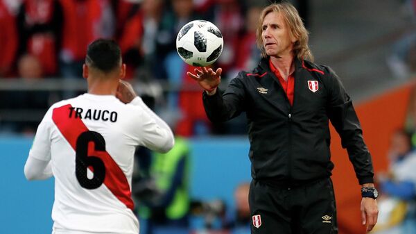 Ricardo Gareca, director técnico de la selección de Perú - Sputnik Mundo