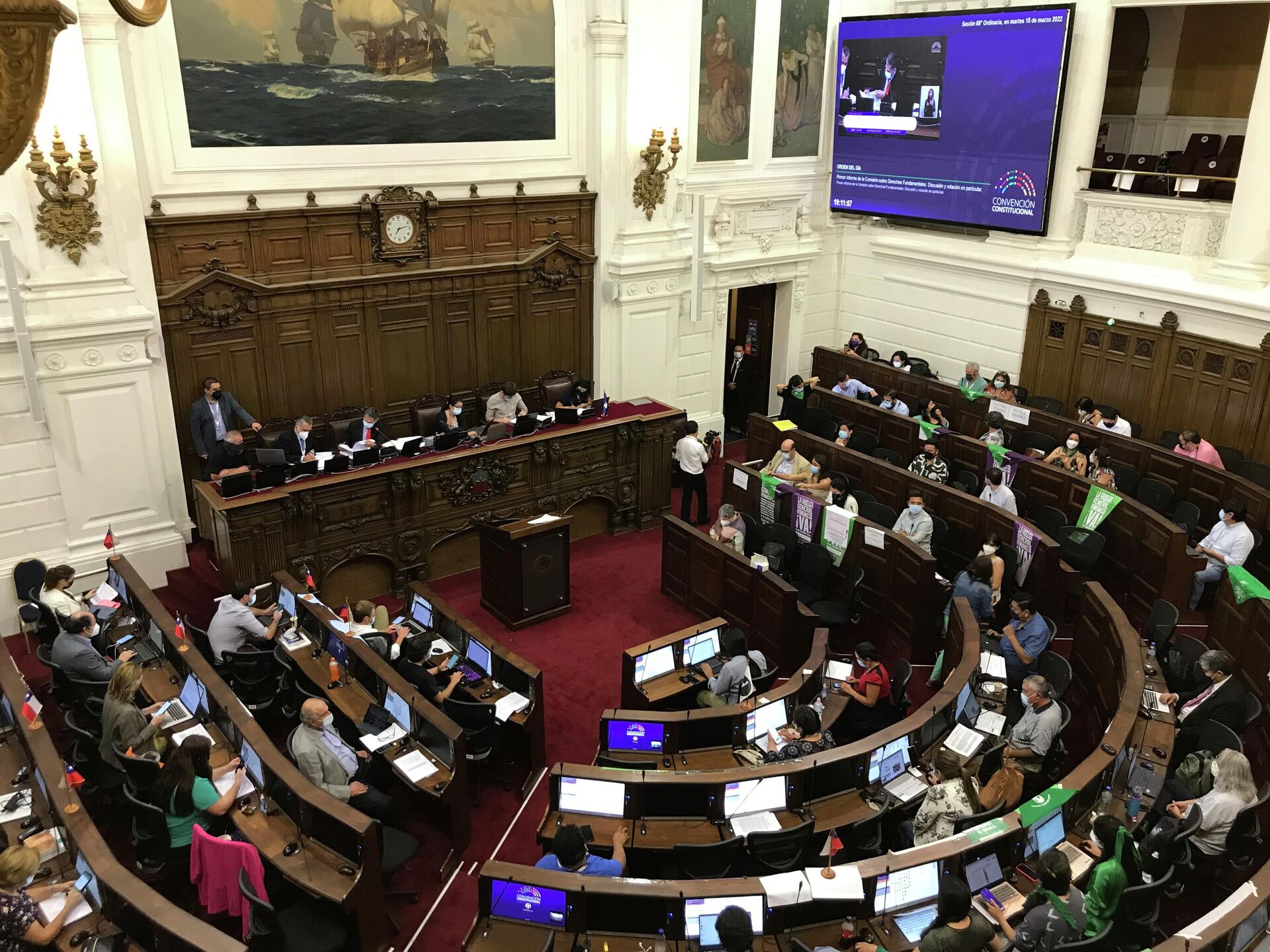 Pleno de la Convención Constituyente de Chile - Sputnik Mundo, 1920, 31.05.2022