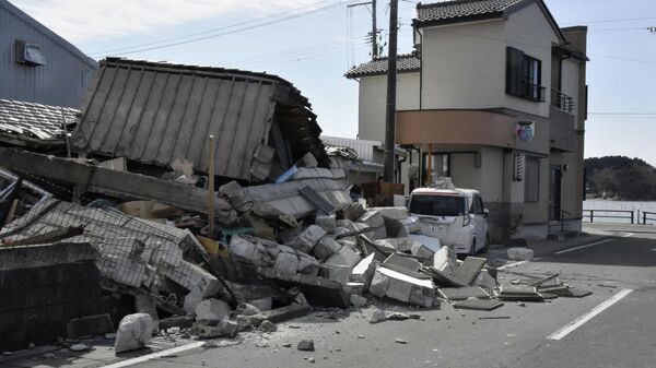 Un sismo de magnitud 7,4 sacudió el miércoles 16 de marzo a las 23.36 hora local (14.36 GMT) el Océano Pacífico cerca de Fukushima - Sputnik Mundo