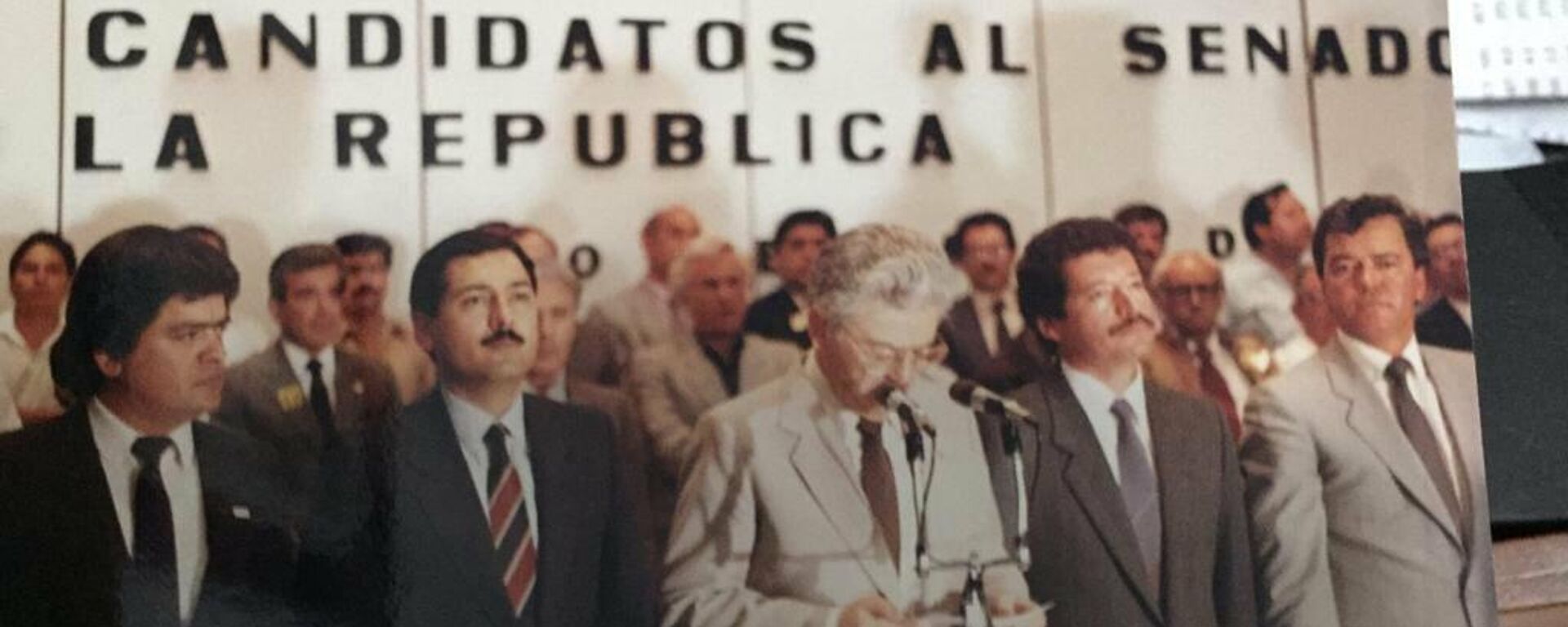 Segundo de derecha a izquierda, Luis Donaldo Colosio. - Sputnik Mundo, 1920, 23.03.2022