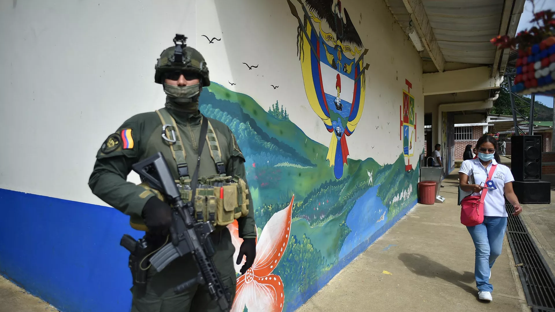 Policía colombiana