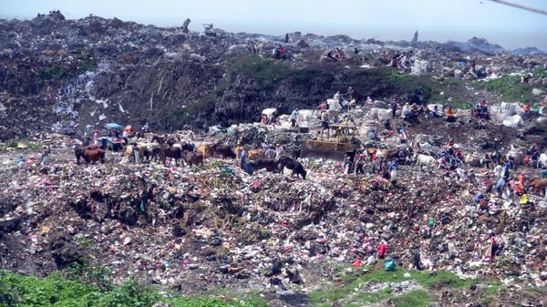 Basurero muncipal de La Chureca, en Managua, capital de Nicaragua - Sputnik Mundo