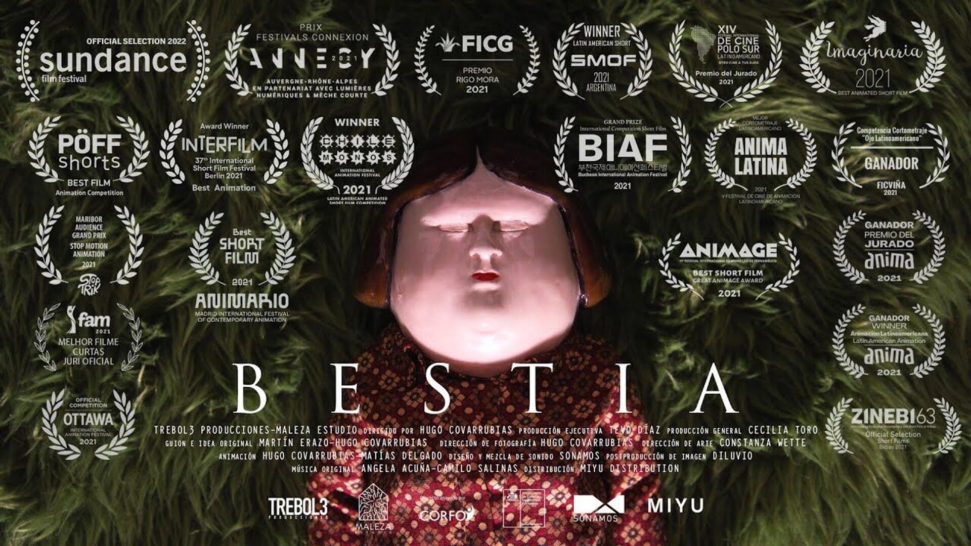 'Bestia', cortometraje animado chileno nominado al Óscar - Sputnik Mundo, 1920, 26.03.2022