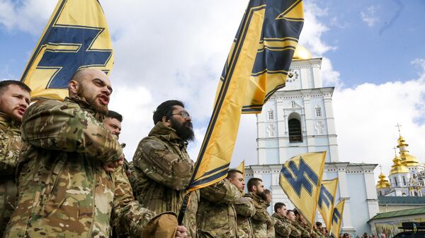 El batallón Azov (prohibido en Rusia) - Sputnik Mundo