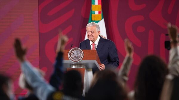 Andrés Manuel López Obrador, presidente de México - Sputnik Mundo