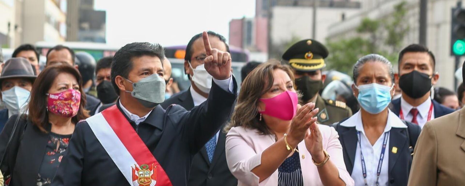 Pedro Castillo y Dina Boluarte, presidente y vicepresidenta de Perú - Sputnik Mundo, 1920, 04.07.2022