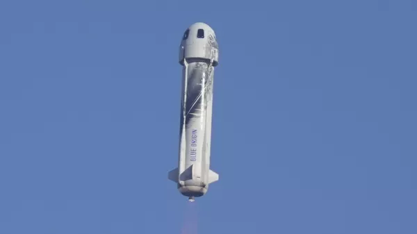 El cohete New Shepard, foto de archivo - Sputnik Mundo