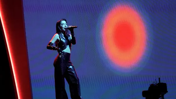 La cantante María Becerra en la celebración de los Premios Grammy de 2022 - Sputnik Mundo
