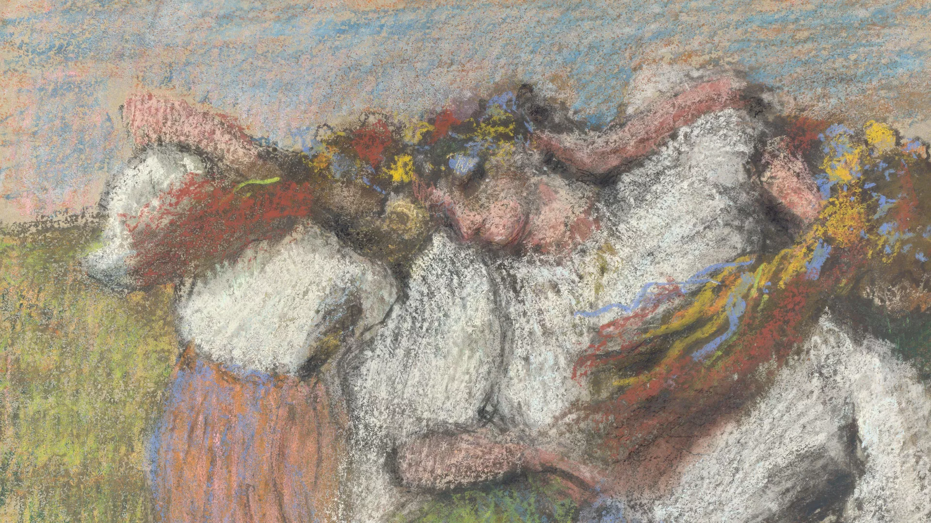 El cuadro 'Bailarinas rusas' de Edgar Degas que han sido renombradas a 'Bailarinas ucranianas' por el museo de arte de Londres National Gallery El cuadro 'Bailarinas rusas' de Edgar Degas que han sido renombradas a 'Bailarinas ucranianas' por el museo de arte de Londres National Gallery - Sputnik Mundo, 1920, 04.04.2022