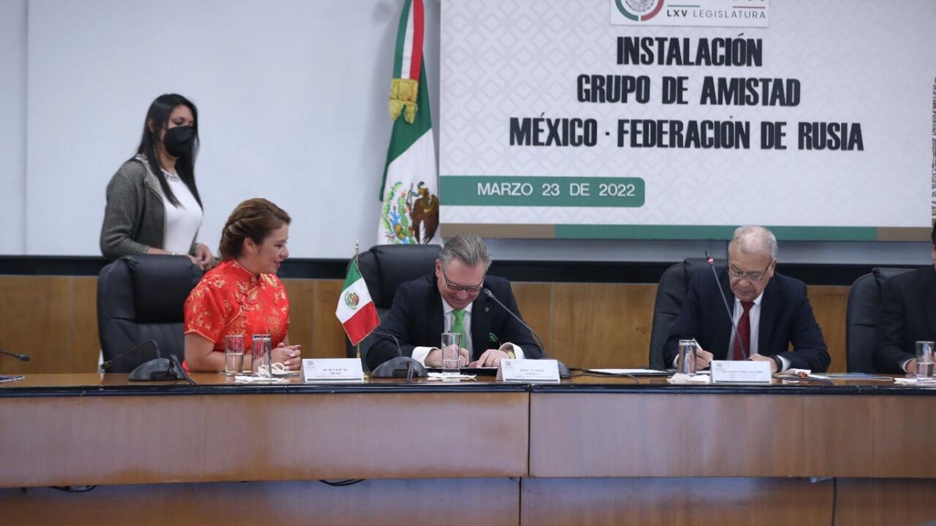 Instalación del grupo de amistad entre Rusia y México en el Congreso de la Unión mexicano. - Sputnik Mundo, 1920, 05.04.2022