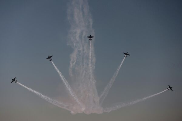 La exposición está acompañada de un programa de negocios que incluye varias conferencias internacionales y un programa de vuelos abierto al público. - Sputnik Mundo