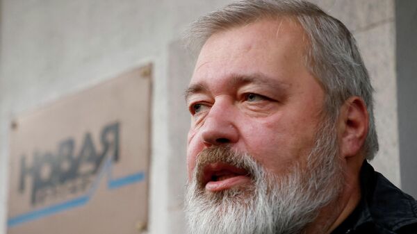  Dmitri Murátov, editor en jefe del diario ruso Novaya Gazeta y ganador del Premio Nobel de la Paz - Sputnik Mundo
