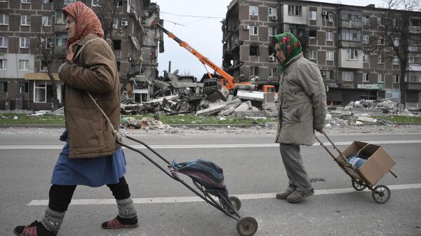 La situación en la ciudad de Mariúpol, Donetsk - Sputnik Mundo