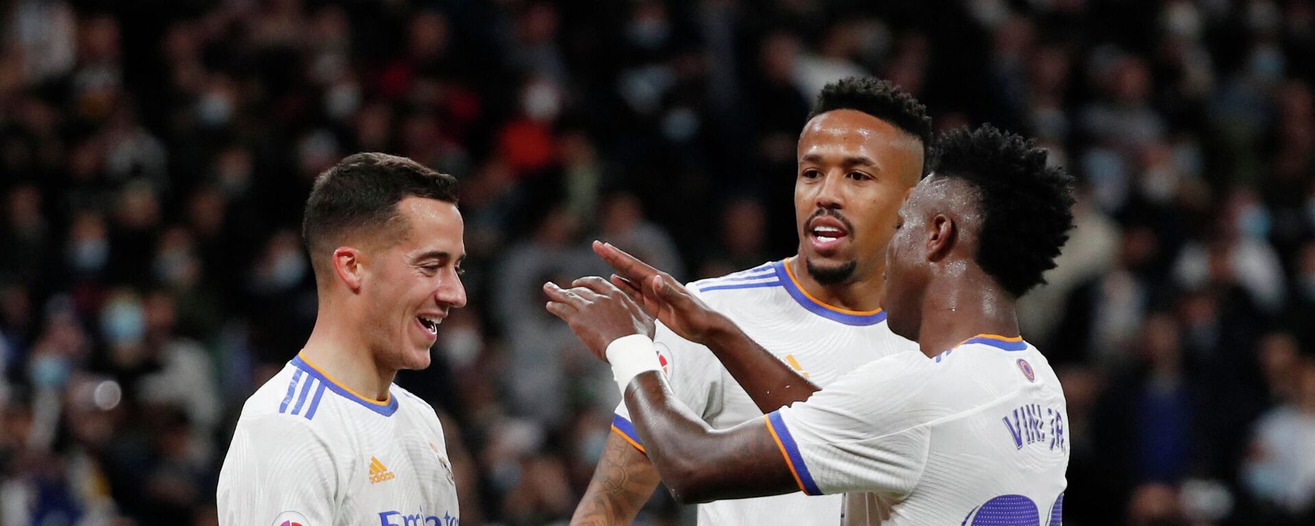 Lucas Vazquez, Vinicius Junior y Eder Militao de Real Madrid - Sputnik Mundo, 1920, 11.04.2022