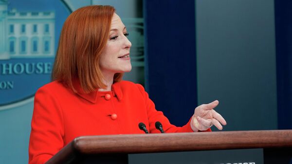 Jen Psaki, la portavoz de la Casa Blanca - Sputnik Mundo