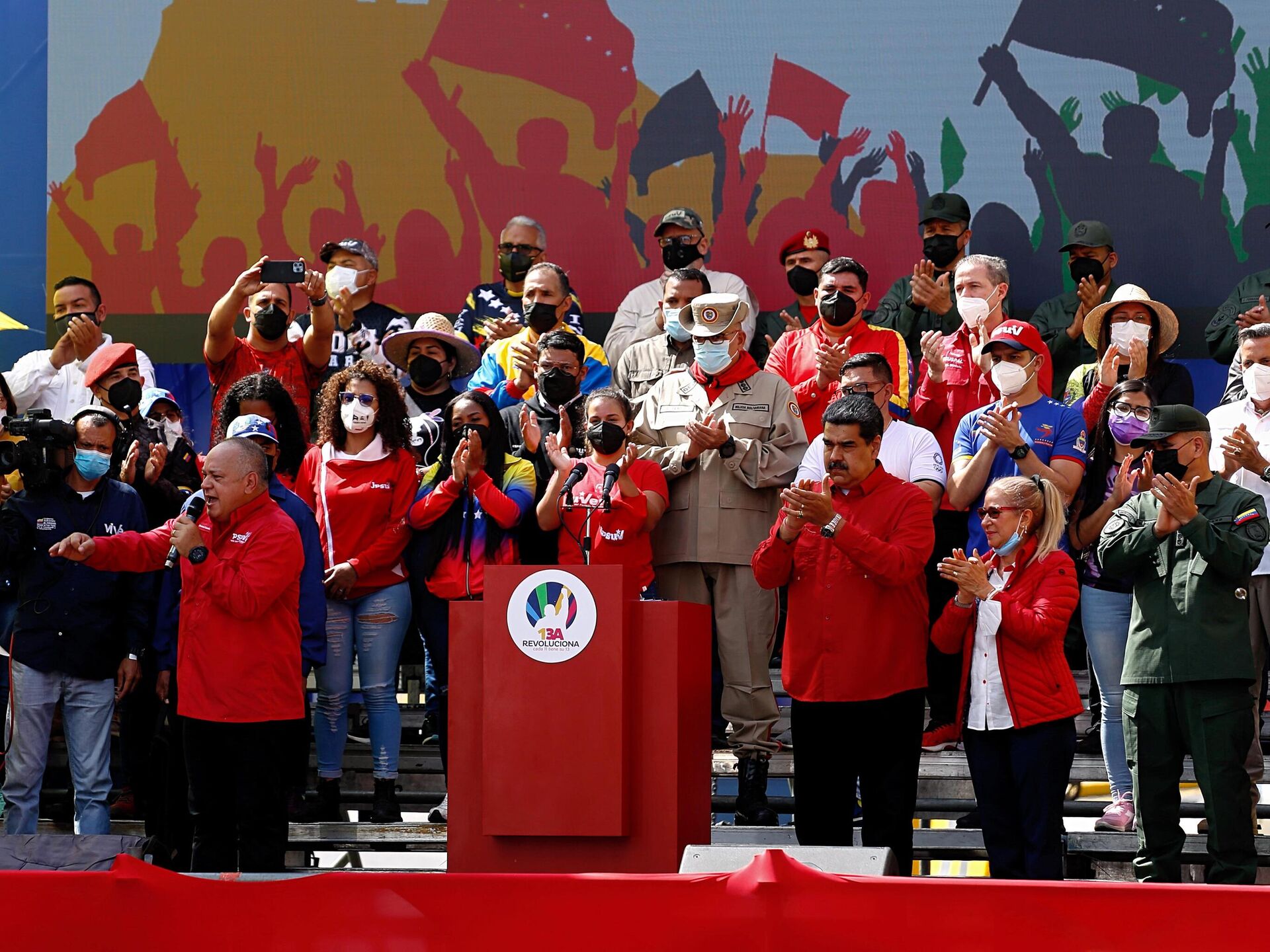 Diosdado Cabello, era vicepresidente del Gobierno de Hugo Chávez en 2002 Diosdado Cabello, era vicepresidente del Gobierno de Hugo Chávez en 2002 - Sputnik Mundo, 1920, 14.04.2022