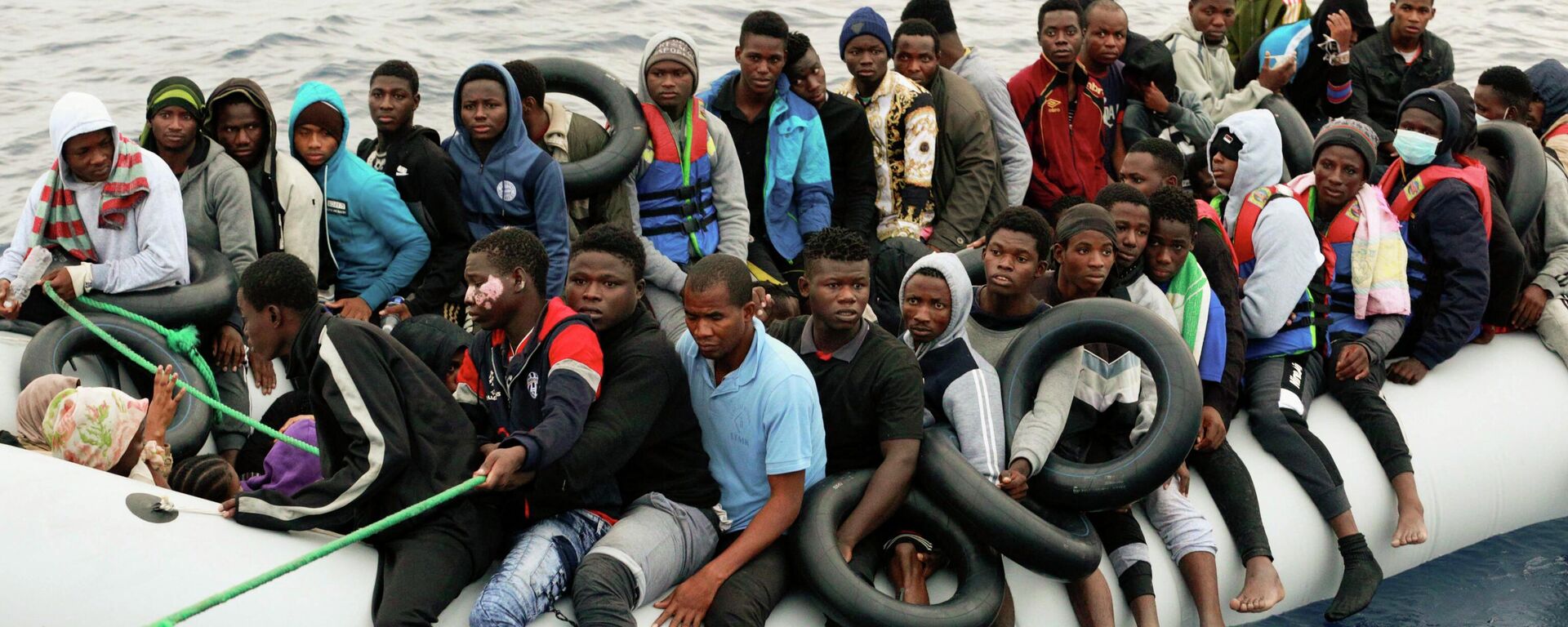 Migrantes detenidos en Libia - Sputnik Mundo, 1920, 16.04.2022