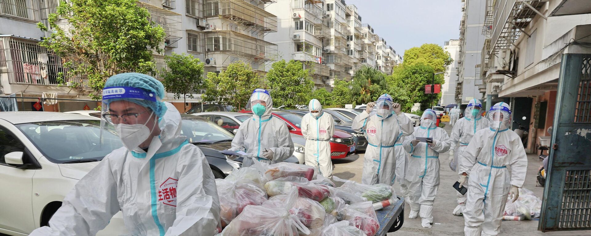 Confinamiento en China.  - Sputnik Mundo, 1920, 18.04.2022