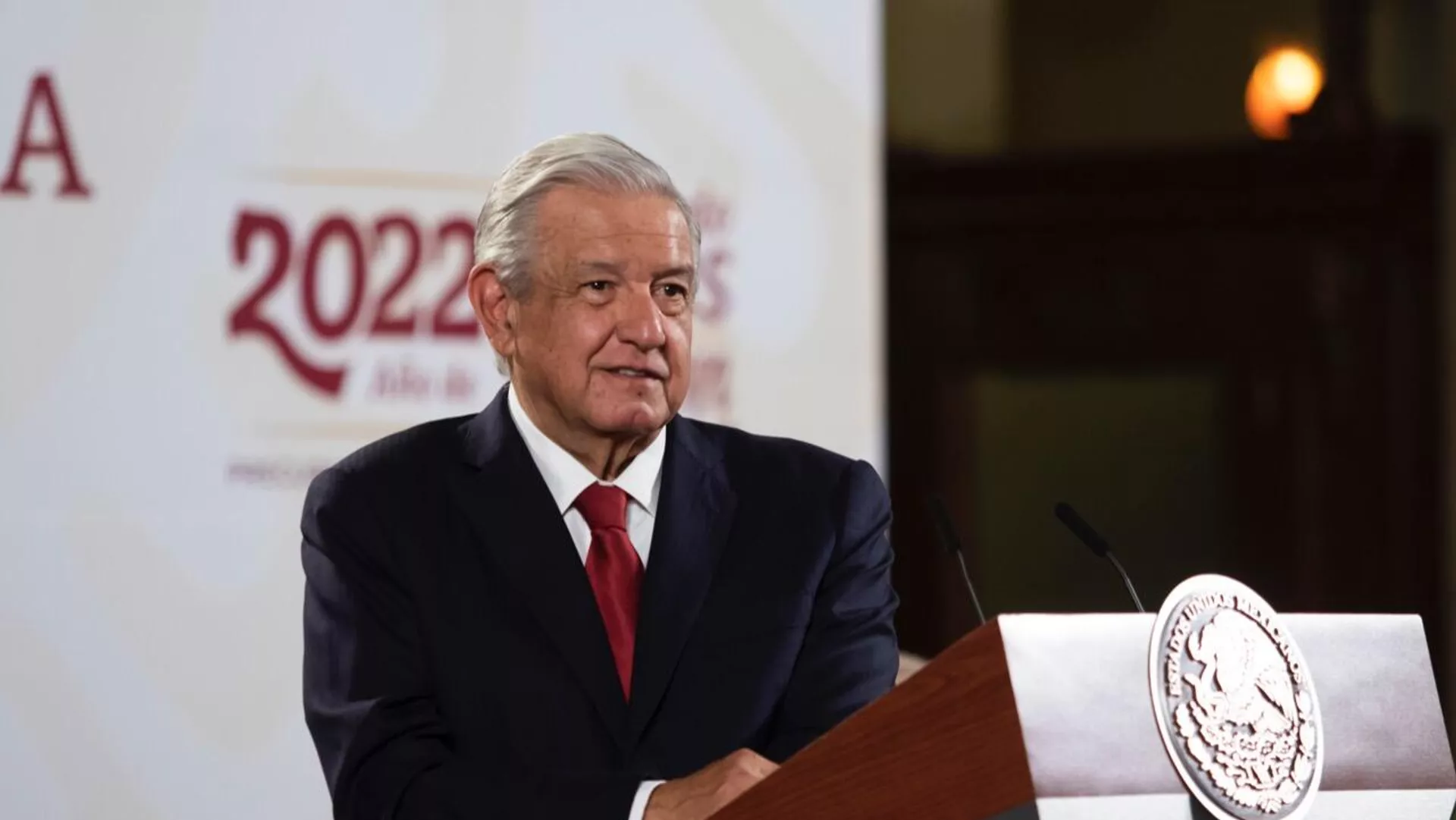Andrés Manuel López Obrador, presidente de México.