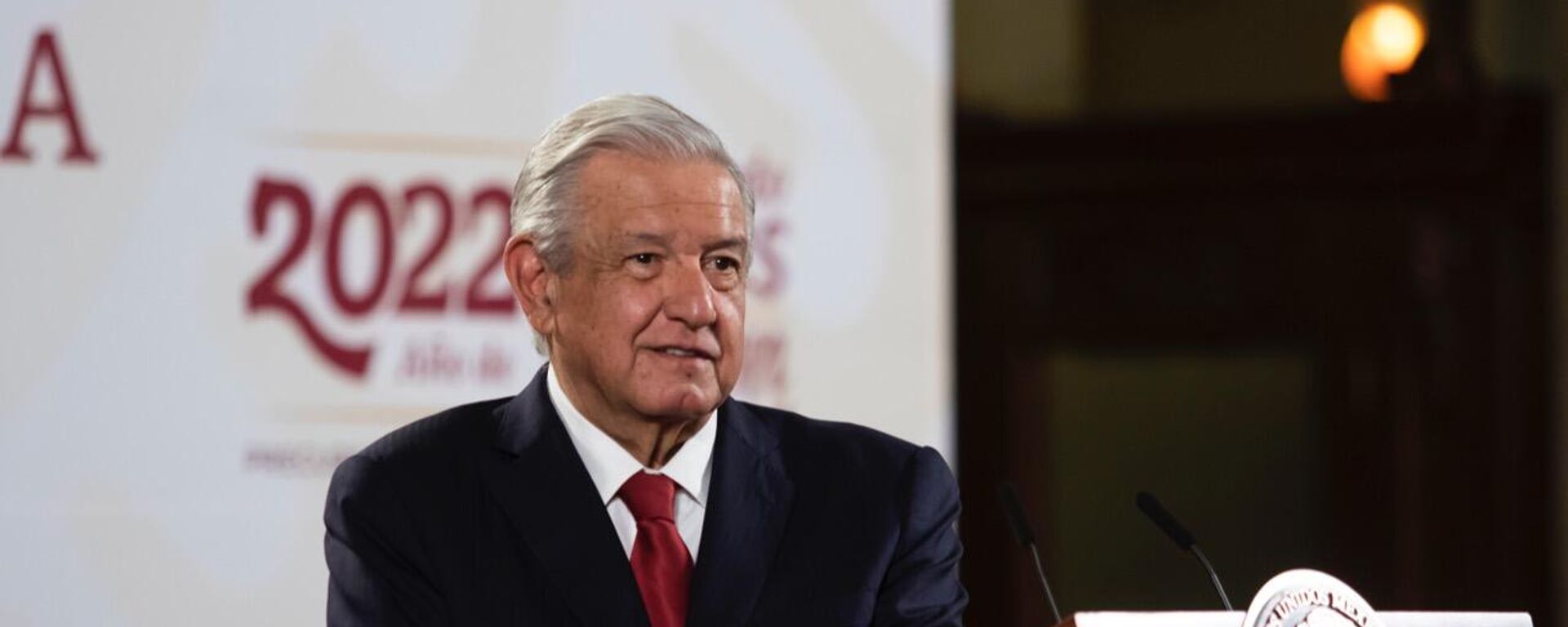 Andrés Manuel López Obrador, presidente de México. - Sputnik Mundo, 1920, 25.04.2022