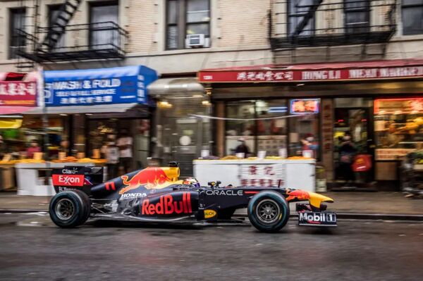 Viaje de Sergio 'Checo' Pérez de Nueva York a Miami - Sputnik Mundo