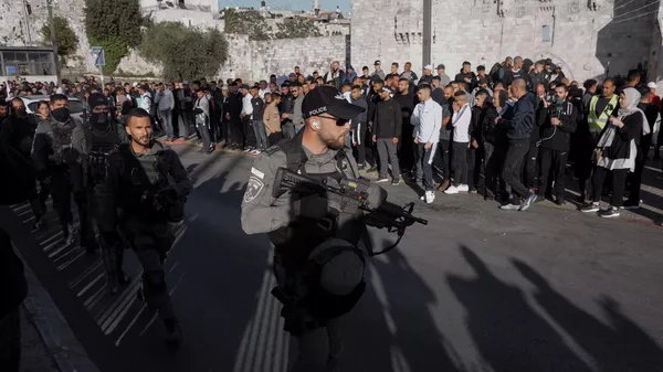 La Policía israelí - Sputnik Mundo