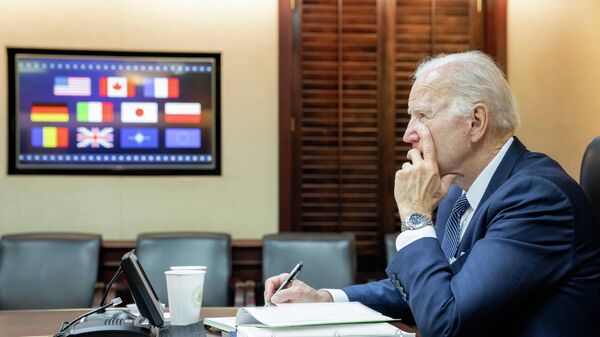 El presidente de Estados Unidos, Joe Biden - Sputnik Mundo