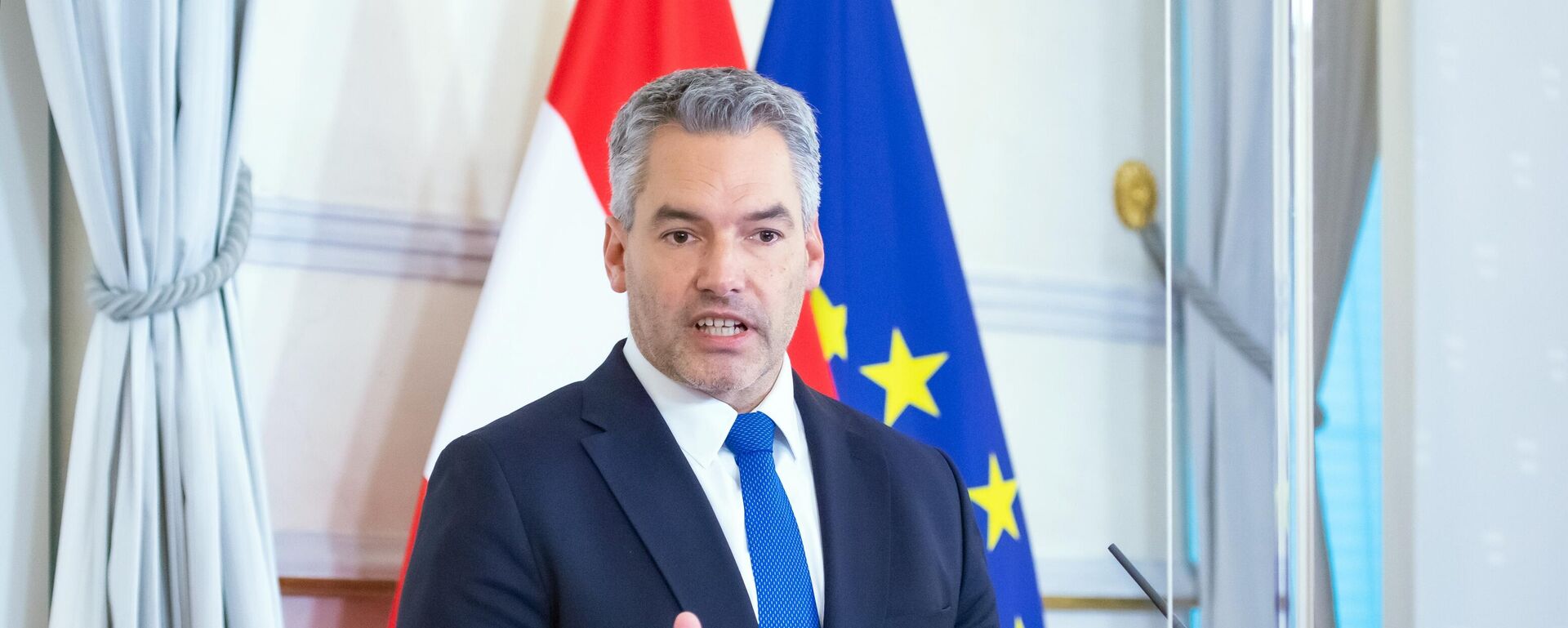 Karl Nehammer, canciller austriaco - Sputnik Mundo, 1920, 29.08.2022